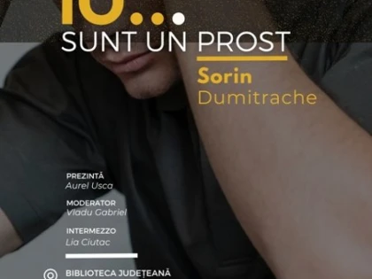 Lansare de carte și o invitație la poezie, sub semnătura lui Sorin Dumitrache
