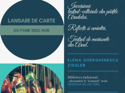 Lansare de carte: un volum despre viață, teatru și păpuși