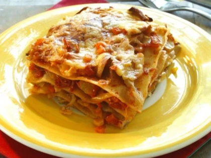 LASAGNA DE POST CU CIUPERCI