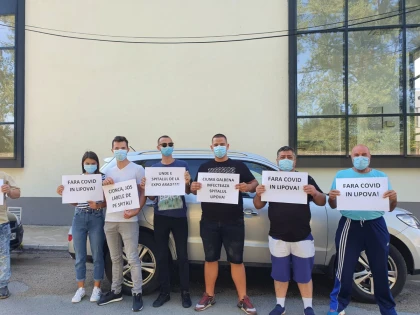 Lipovanii au ieșit în stradă, împotriva deciziei PNL de a transforma noul spital în unitate COVID-19