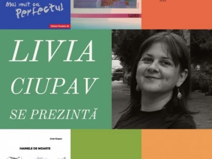 „Livia Ciupav se prezintă”, în seria de întâlniri autor-public din proiectul „Biblioteca de literatură arădeană de azi”