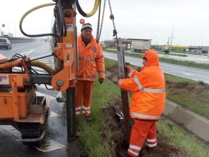 Lucrări pe autostrada Arad-Nădlac, în urma accidentului de luni noapte