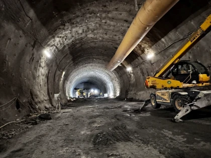 Lucrările la tunelurile de pe A1 Margina–Holdea au ajuns la 75%. Excavațiile, aproape de finalizare