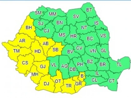 Luni şi marţi, Aradul va fi sub cod galben de caniculă!