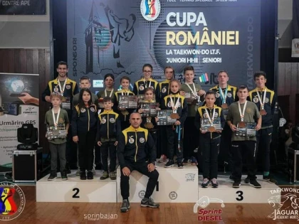 Luptătorii de la Takeda Arad au obţinut 15 medalii la Cupa României de Taekwon-do