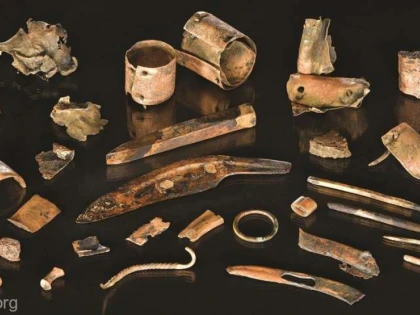 Mai mult obiecte care au aparținut unui războinic din Epoca Bronzului, descoperite de cercetătorii germani