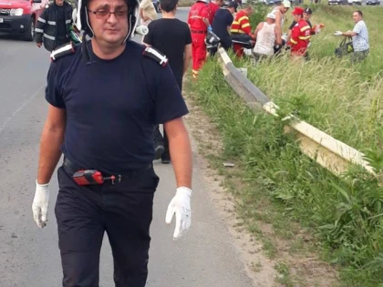 Maiorul arădean Doru Ciupuliga, salvator și în timpul liber. Două persoane din Macea îi datorează viața