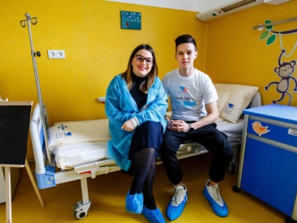 Man se alătură strângerii de fonduri pentru copiii bolnavi