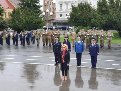 Manifestări omagiale în Piața Avram Iancu de 9 Mai