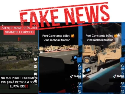 MAPN demască un val de dezinformări pe TikTok menite să inflameze opinia publică