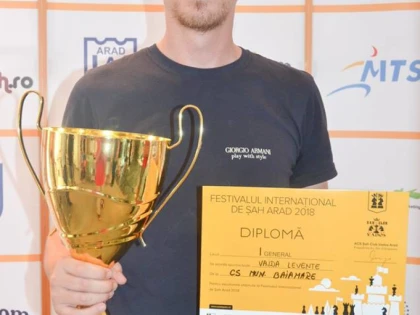 Marele maestru Levente Vajda a câştigat Arad Open