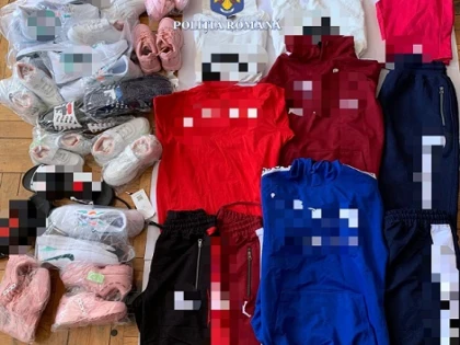 Marfă contrafăcută în valoare de aproape 8.000 de lei, confiscată de polițiștii economici