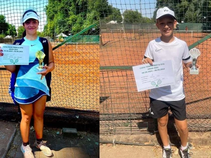 Maria Mateaș și Ayan Coman s-au remarcat la Cupa Tenis Profi, de la Arad