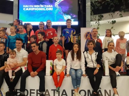 Marii campioni au făcut propagandă gimnasticii, la Arad (FOTO)