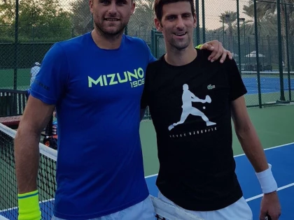 Marius Copil se antrenează în compania lui Djokovic