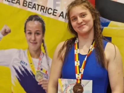 Medalie pentru luptele arădene: Anna Maria Hotăran a cucerit bronzul național