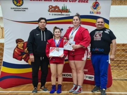 Medalii de bronz pentru CS Universitatea Arad, la Cupa Europeană de Sambo