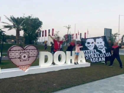 Mesajul „Mafia fotbalului arădean” a ajuns și la Cupa Mondială din Qatar!