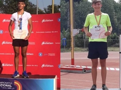 Micii atleţi de la CSS Gloria, de trei ori medaliaţi la Campionatul Naţional