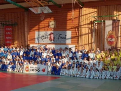 Micii judoka s-au pregătit la un stagiu, în Austria