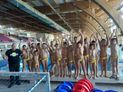 Micii poloiști de la AMEFA au debutat în Campionatul Național sub 12 ani