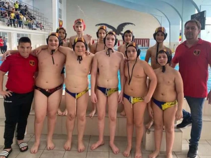 Micii poloiști de la CS AMEFA Arad s-au calificat la turneul final al categoriei U11