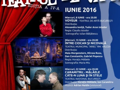 MIERCURI ÎNCEP SPECTACOLELE DE LA TEATRUL DE VARĂ