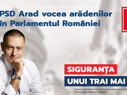 Mihai Fifor: Ne-am străduit și ne străduim să facem din PSD Arad un partener de încredere, vocea arădenilor în Parlamentul României !