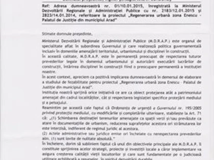 MINISTERUL DEZVOLTARII CONFIRMA: PRIMARIA INCALCA LEGEA IN PRIVINTA PARCULUI EMINESCU
