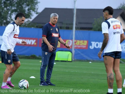 Mircea Lucescu a condus primul antrenament de la revenirea la națională