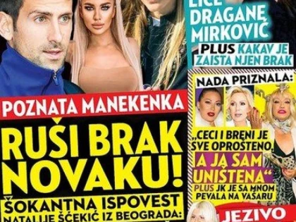 Model sârb a refuzat să-l desființeze pe Djokovic: Mi-au oferit 60.000 de euro să-l seduc și să-l filmez