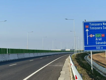 Modificări de circulație pe drumul Arad – Timișoara, în zona noilor sensuri giratorii de pe DN 69