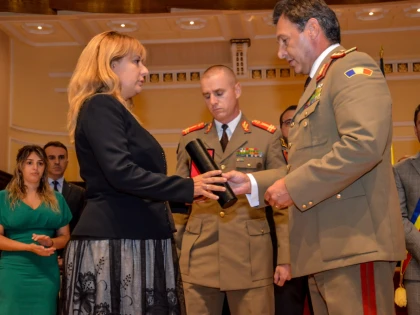 Moment de reculegere pentru alpinistul Zolt Török, la Şedinţa Festivă a CLM Arad