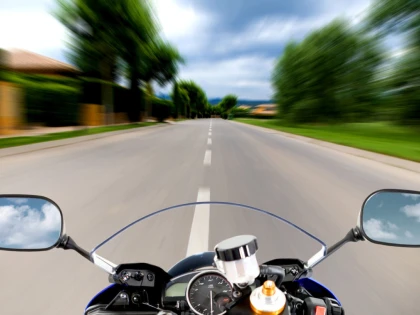 Motociclist reținut de polițiștii arădeni, după o urmărire ca-n filme