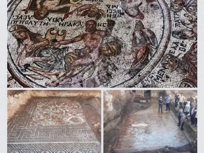 Mozaic roman vechi de 1.600 de ani, descoperit sub o clădire din Siria