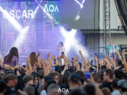 Muzică trap și multă voie bună în ultima seară a festivalului Arad Open Air