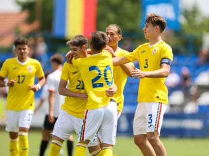 Naționala de fotbal U17 a României a învins clar Austria, în primul amical de la Arad (FOTO)
