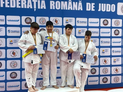 Nicolae Oneț a devenit campion național la judo U12. Aur pentru CSS Gloria Arad la Cluj-Napoca