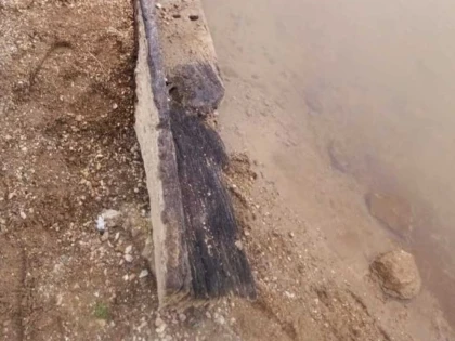 Nivelul scăzut al Mureșului a scos la iveală o ambarcațiune din perioada medievală