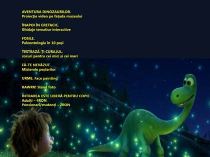 Noaptea la muzeu, printre dinozauri