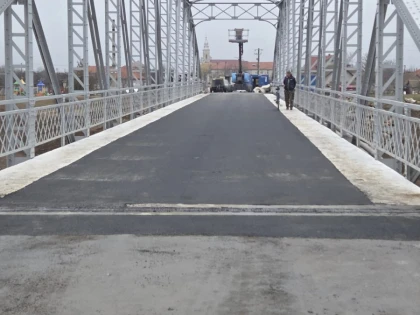 Noi restricții pe podul de la Șicula