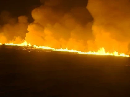 Nouă erupţie vulcanică în Islanda