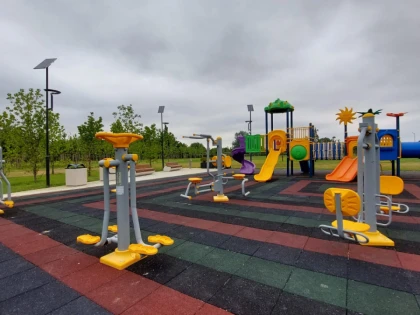 Noul parc de agrement din Pecica aproape de finalizare! (galerie foto)