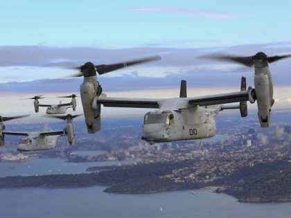 O aeronavă militară a SUA s-a prăbușit în Japonia, cu opt oameni la bord