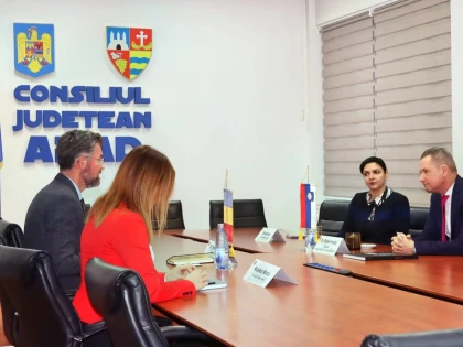 O delegație de oameni de afaceri și din administrația slovenă, invitată la Arad