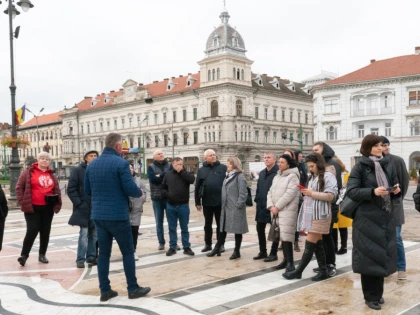 O delegație din Republica Moldova a vizitat obiective turistice din municipiu și județ, la invitația CJA