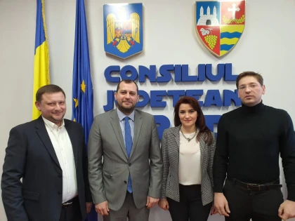 O delegație din Republica Moldova, în vizită la Consiliul Județean Arad