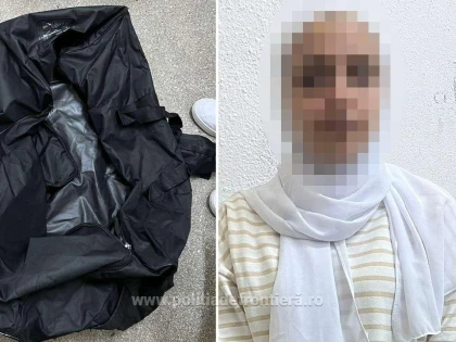 O femeie din Siria a fost găsită ascunsă într-o geantă, la P.T.F. Curtici, în trenul București Nord – Budapesta