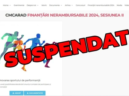 O nouă lovitură pentru sportul de performanță din Arad! CMCA a suspendat a doua sesiune de finanțări