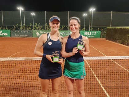 Oana Simion, tenismenă la Sportsin Arad, a câștigat proba de dublu la ITF Sabadell
